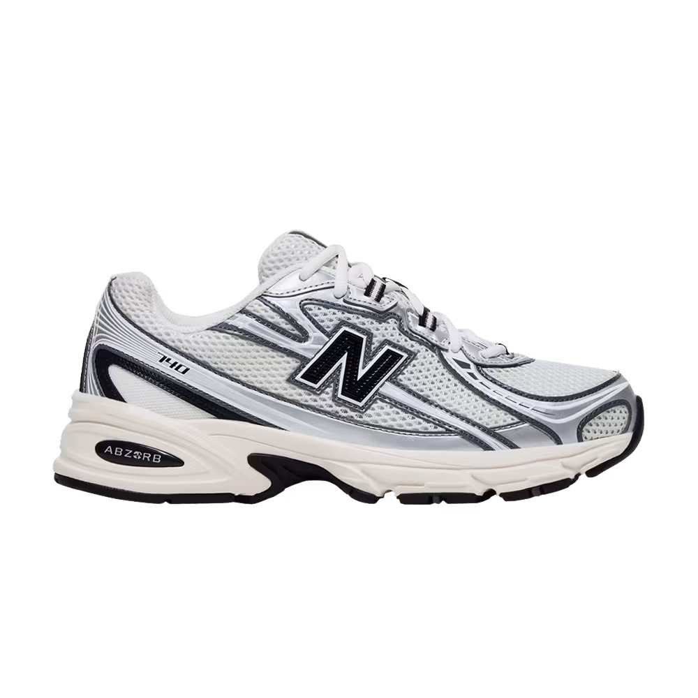 New Balance 740 Sea Salt Black Silver Metallic