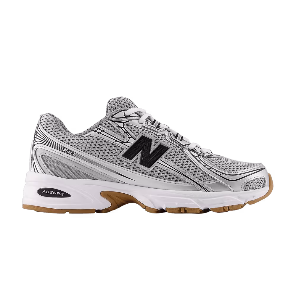 New Balance 740 Slate Grey Frosted Glass White Gum