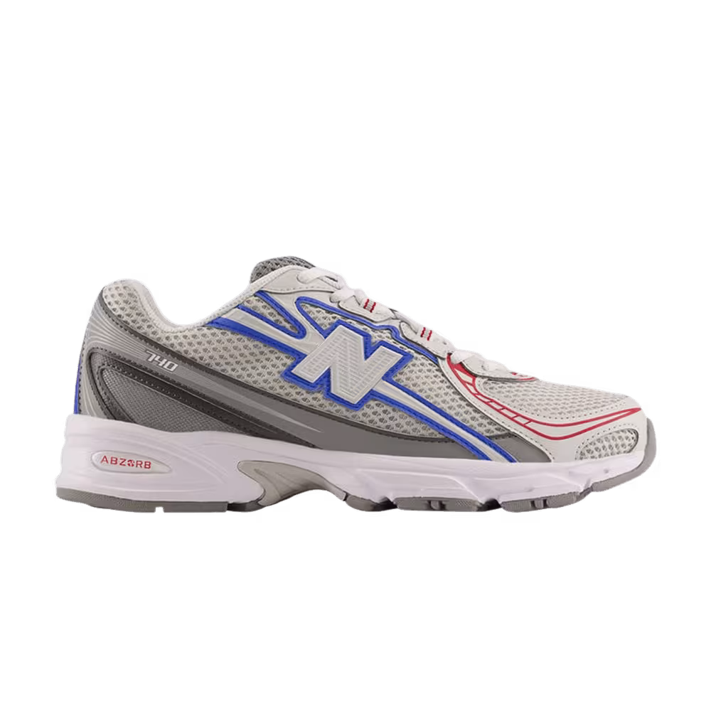 New Balance 740 Grey Team Red Blue
