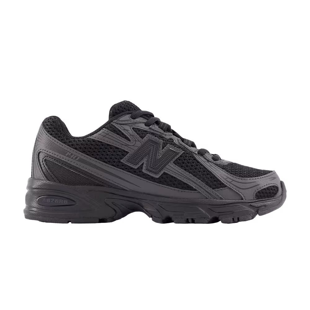 New Balance 740 Big Kid Triple Black