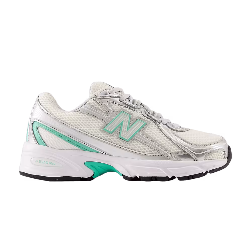 New Balance 740 Lace Big Kid Silver Metallic Deep End