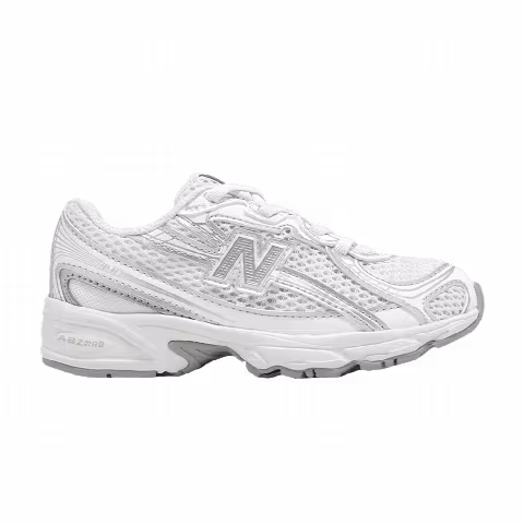 New Balance 740 Little Kid Wide 'White Silver Metallic'