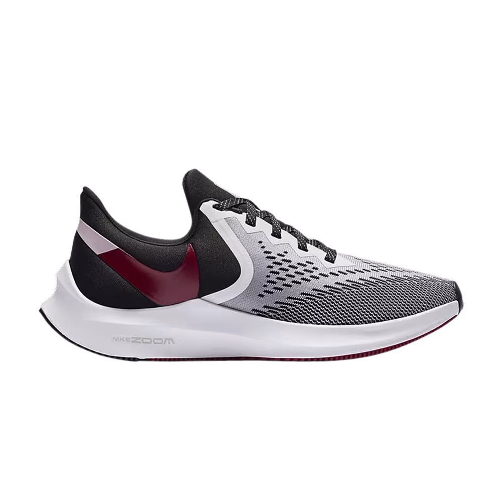Nike Women's Air Zoom Winflo 6 White Noble Red