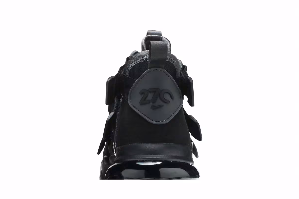 Nike Air Edge 270 Triple Black, view 8