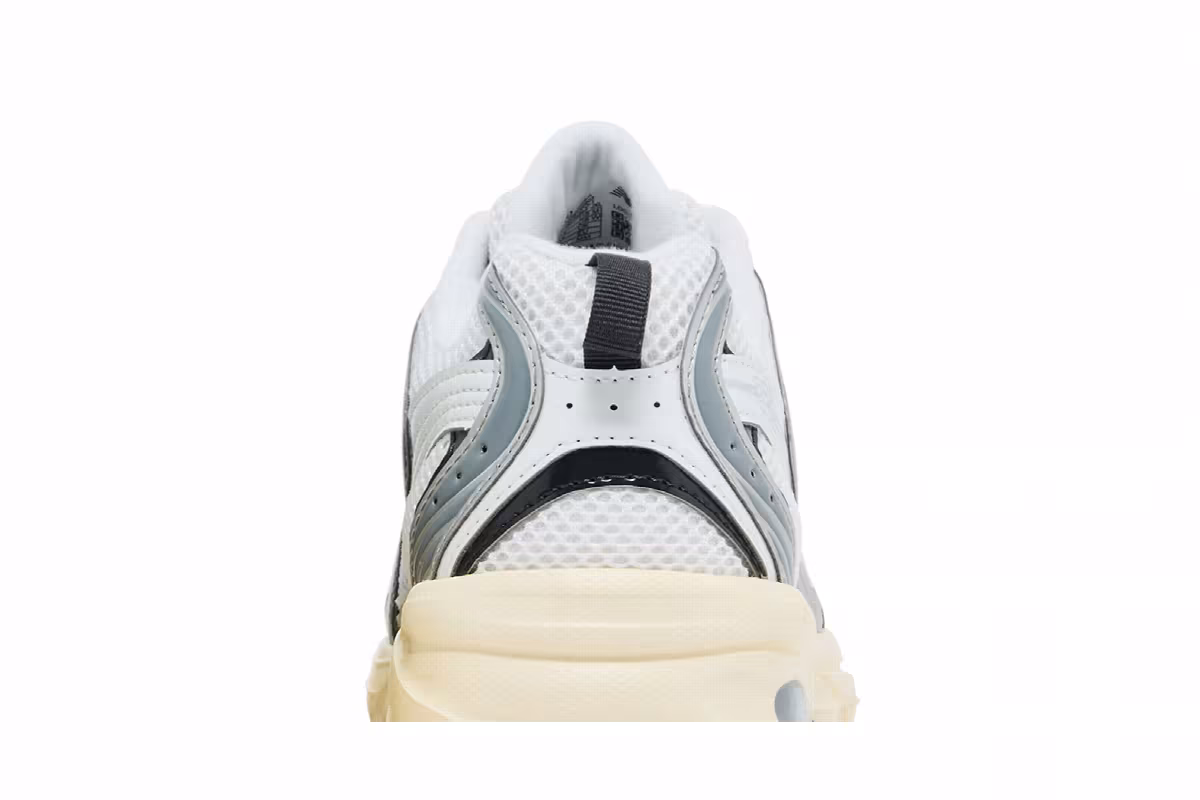 New Balance 530 Silver Metallic Black Cement, view 8