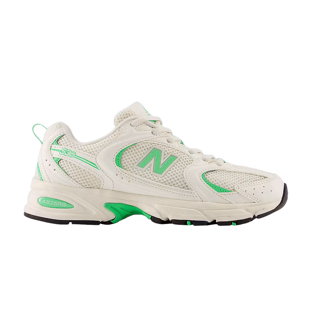 New Balance 530 Sea Salt Lime Leaf