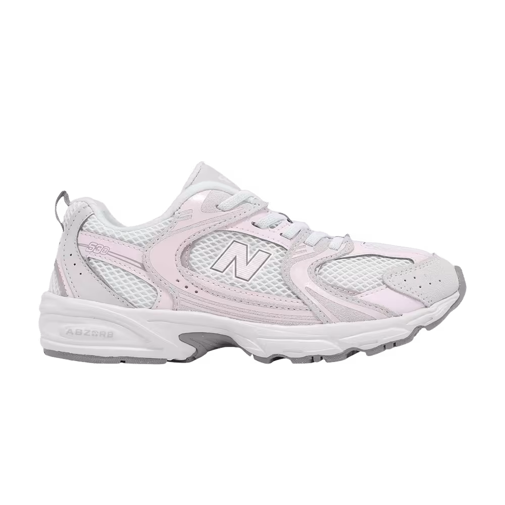 New Balance 530 Little Kid Wide White Pink