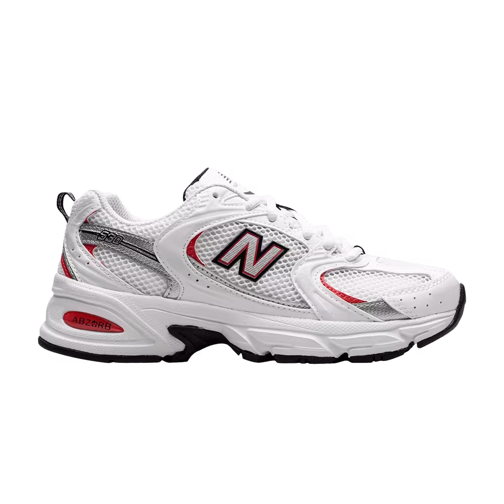 New Balance 530 White Blast Red