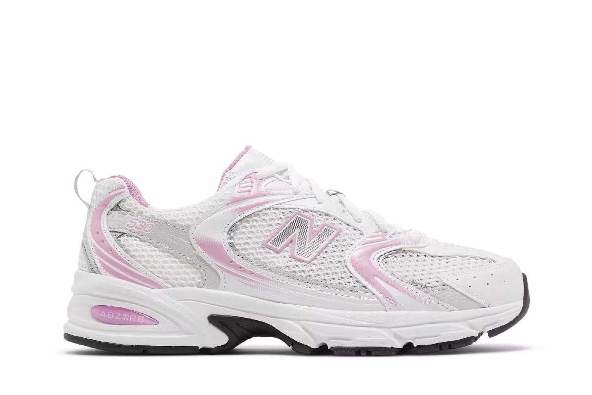 New Balance 530 White Raspberry, view 2