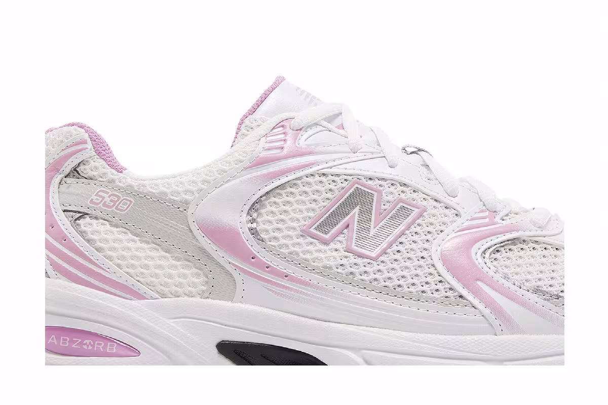 New Balance 530 White Raspberry, view 3