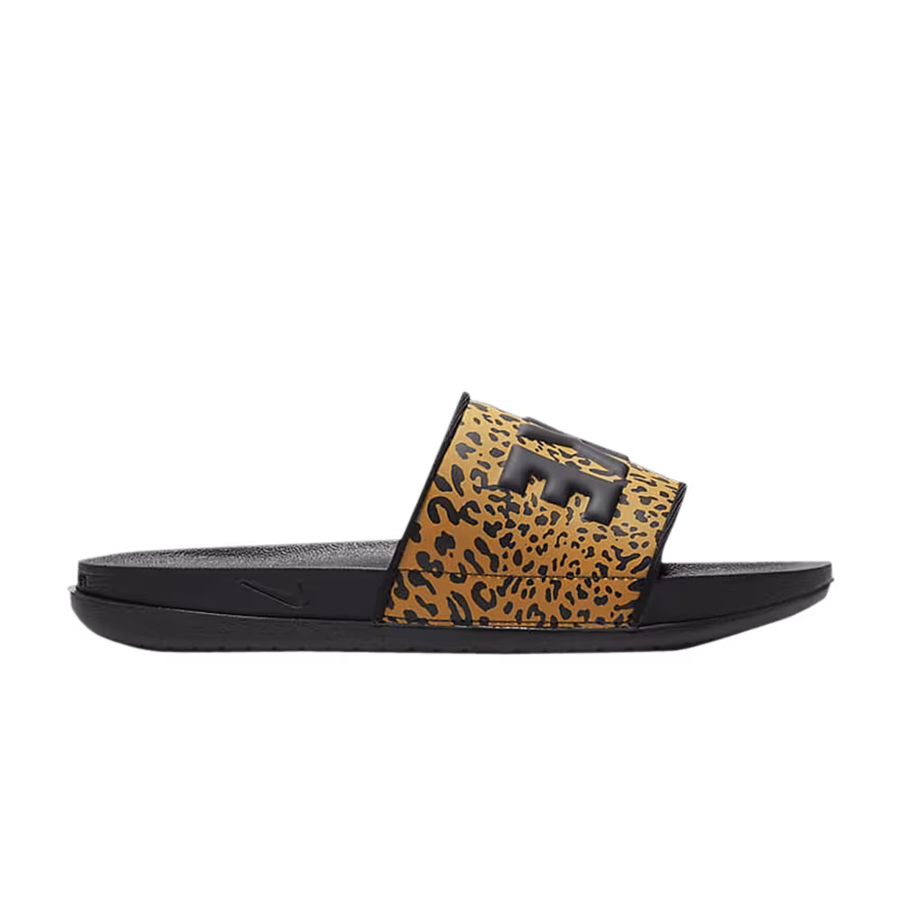 Nike Women's OffCourt Printed Slide Cheetah Print