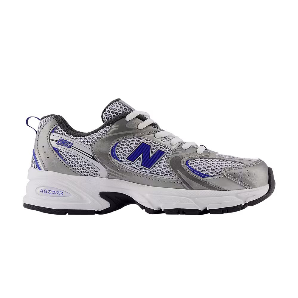 New Balance 530 Big Kid Dark Silver Metallic Team Royal