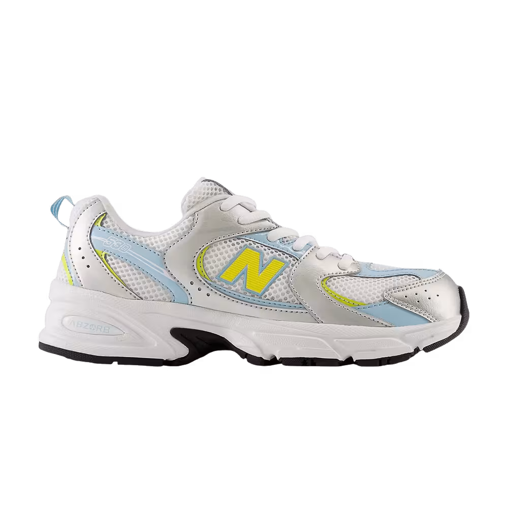 New Balance 530 Lace Big Kid Light Silver Metallic