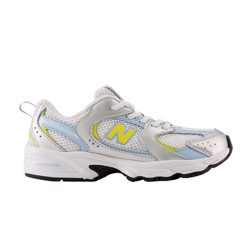 New Balance 530 Bungee Lace Light Silver Metallic