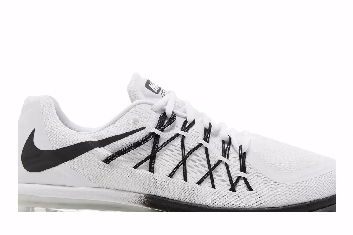 Nike Air Max 2015 White Black, view 3