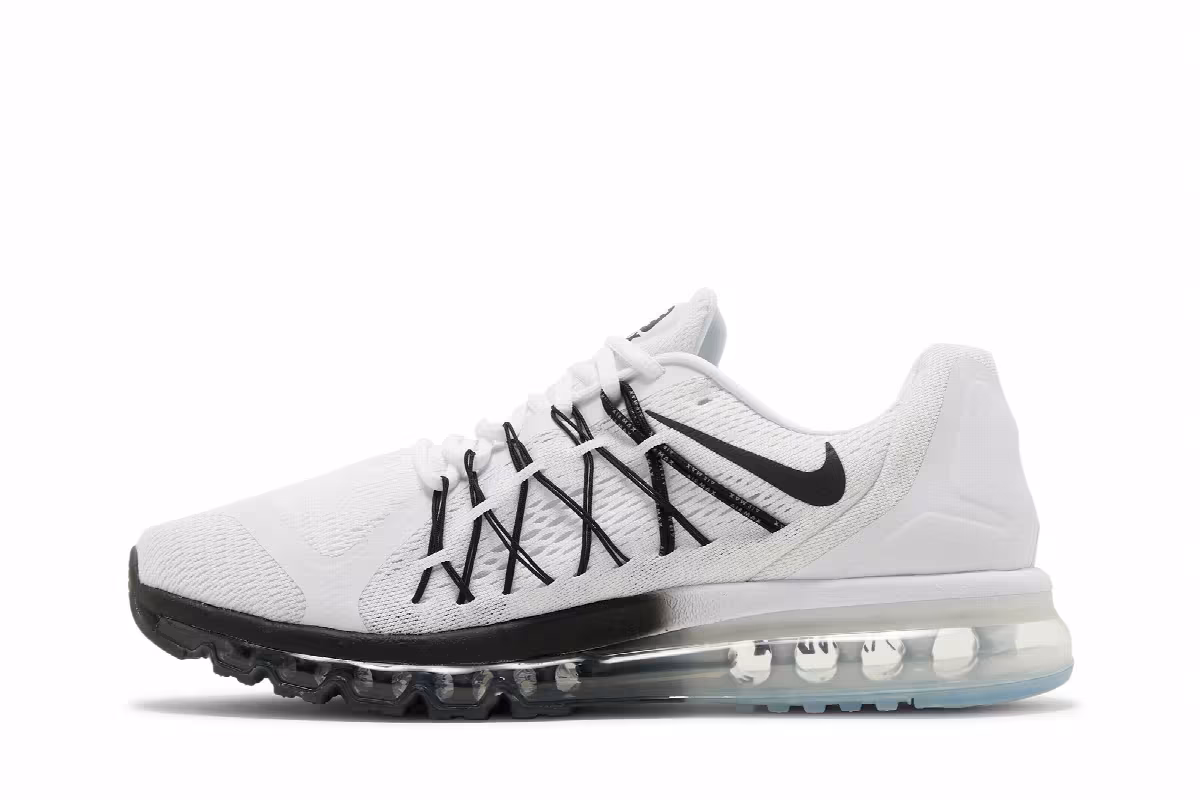 Nike Air Max 2015 White Black, view 4