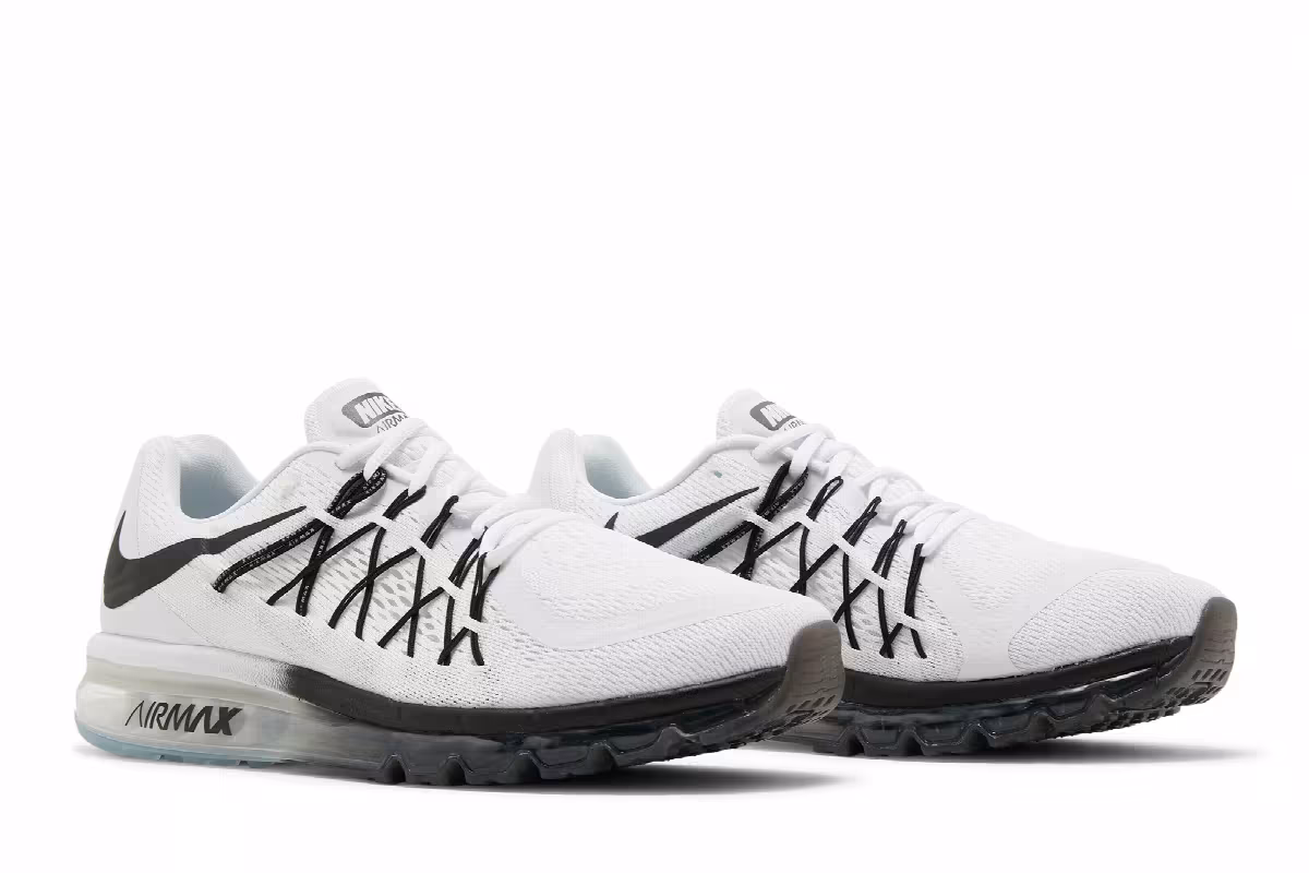Nike Air Max 2015 White Black, view 9