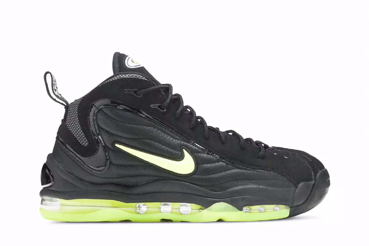 Nike Air Total Max Uptempo Black Volt, view 2