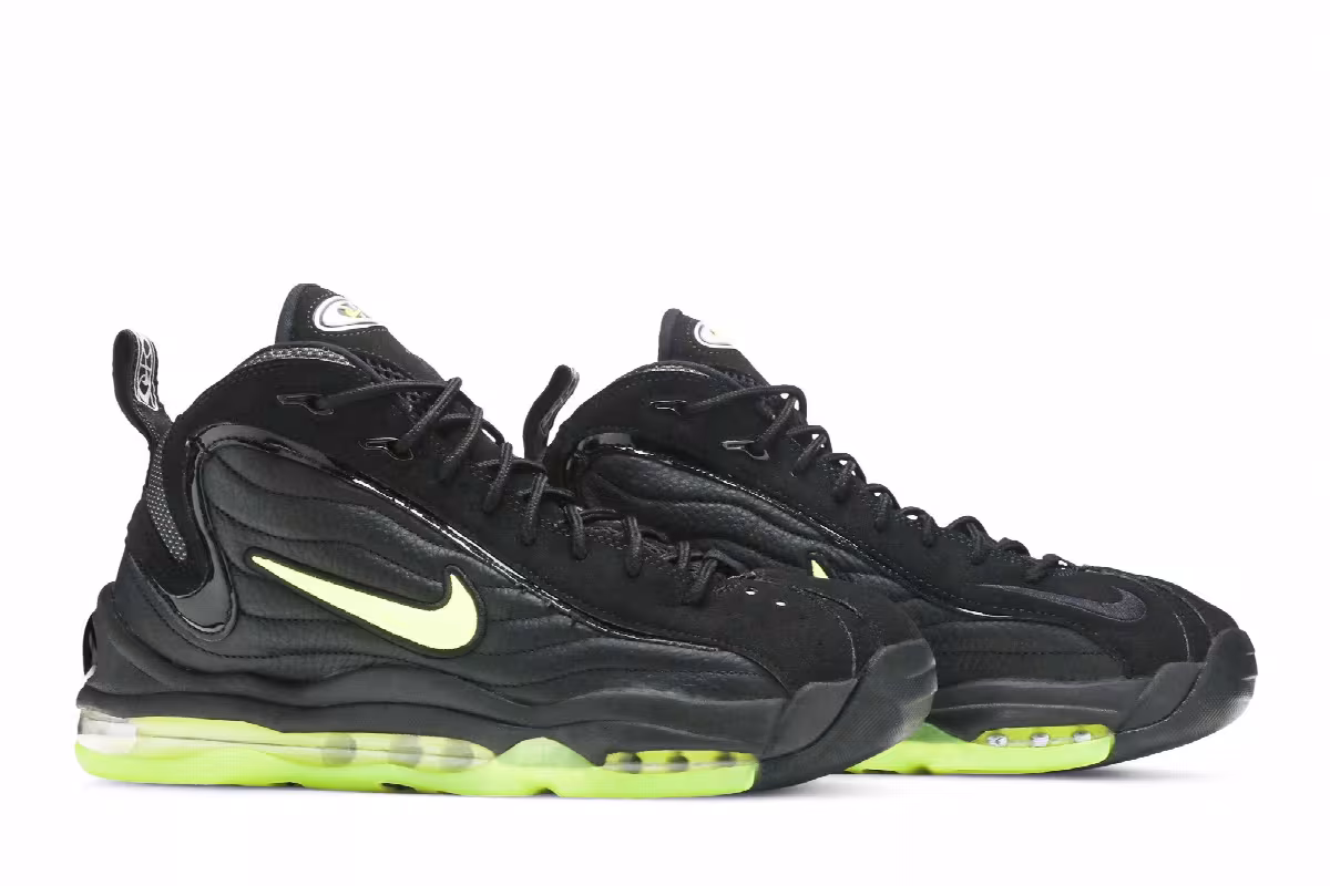 Nike Air Total Max Uptempo Black Volt, view 9