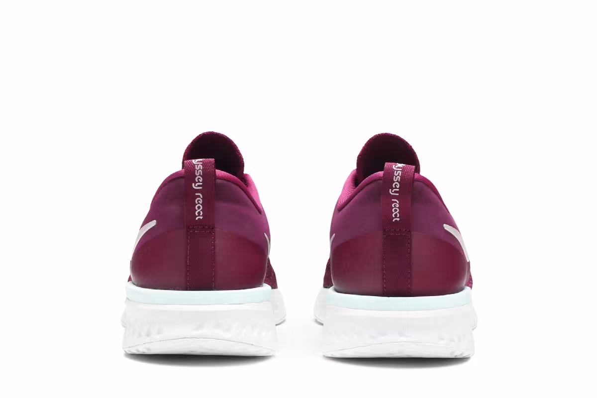 Nike Women's Odyssey React Flyknit 2 Raspberry Red, view 7