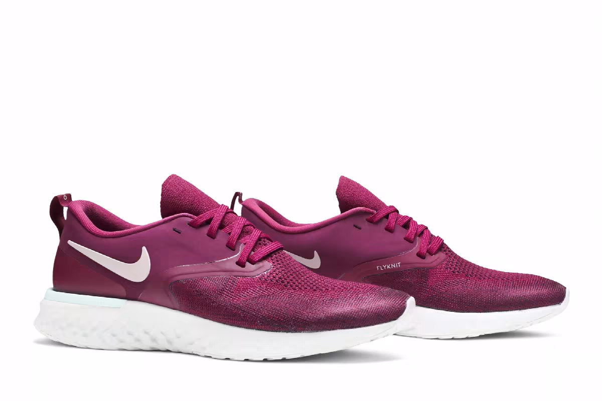 Nike Women's Odyssey React Flyknit 2 Raspberry Red, view 9