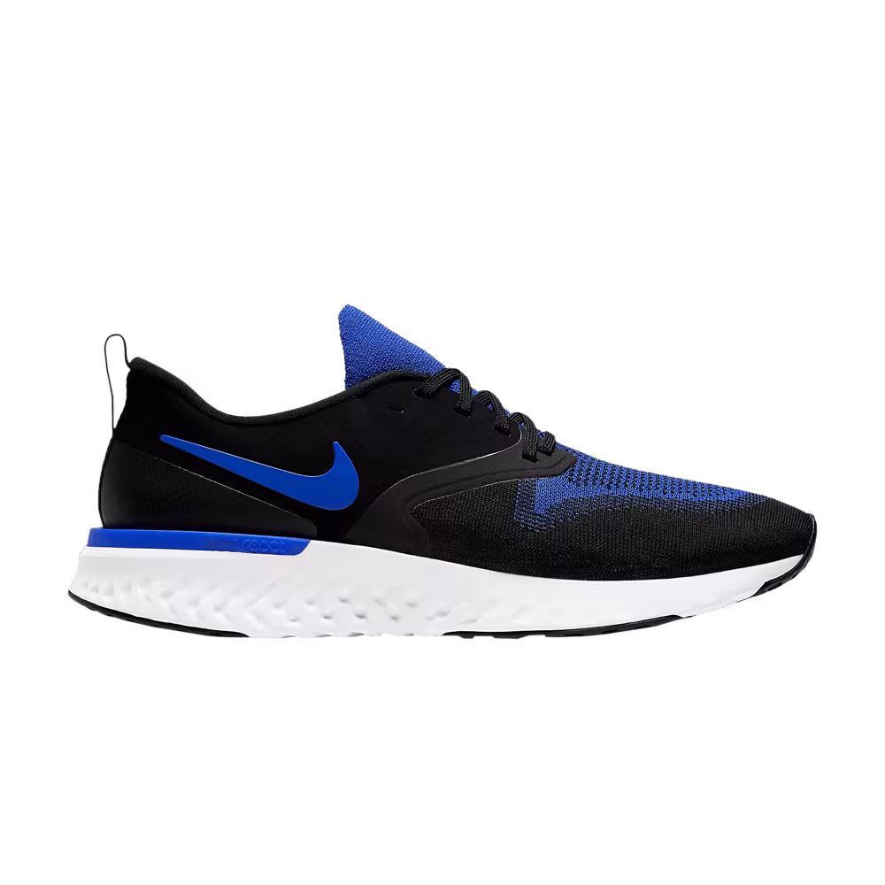 Nike Odyssey React 2 Flyknit Black Racer Blue