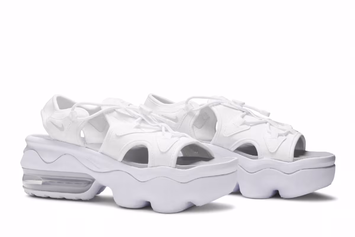 Nike Women's Air Max Koko Triple White, view 9