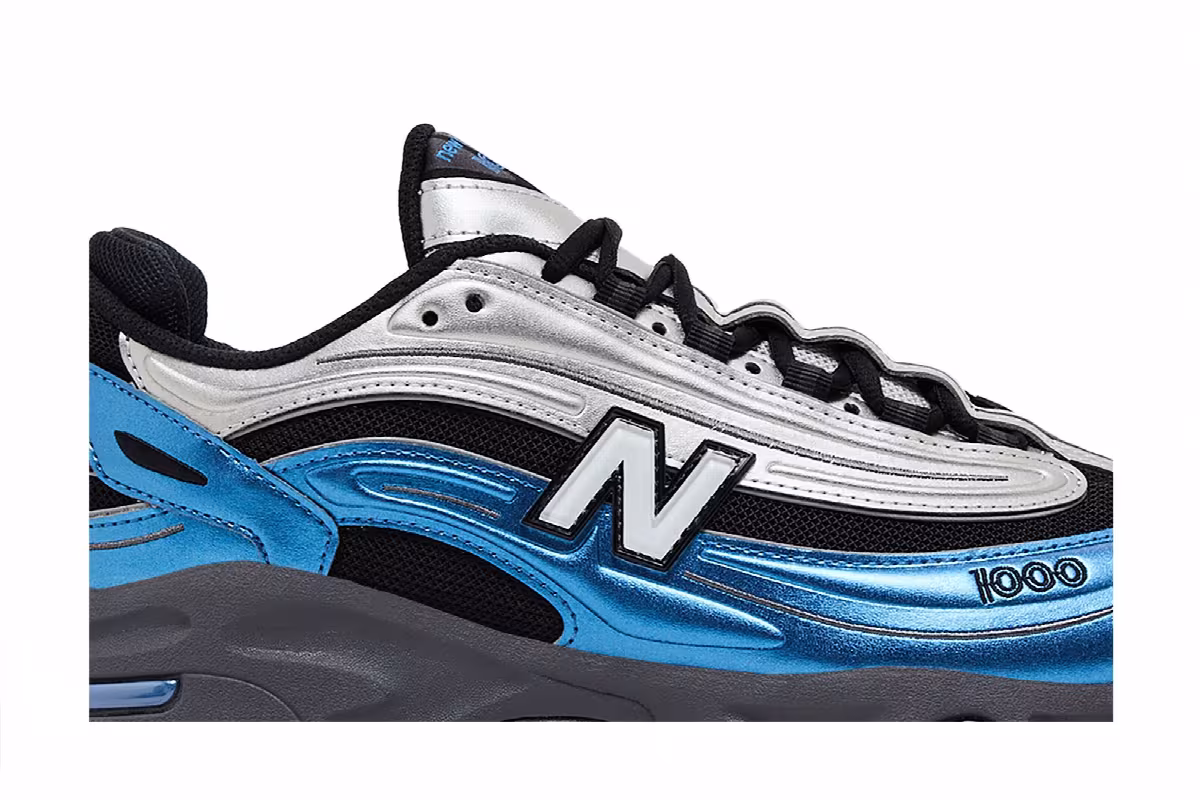 New Balance 1000 Metallic Blue, view 3
