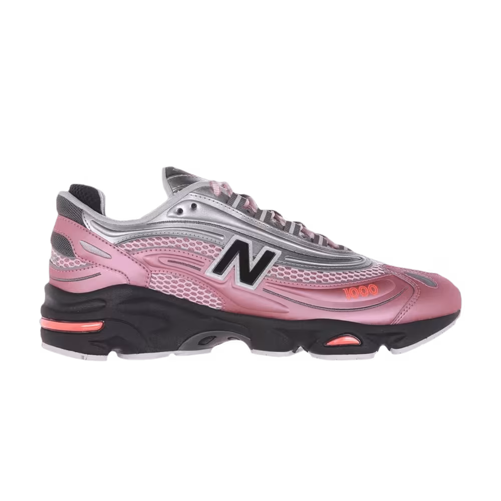 New Balance 1000 Pink Metallic Silver