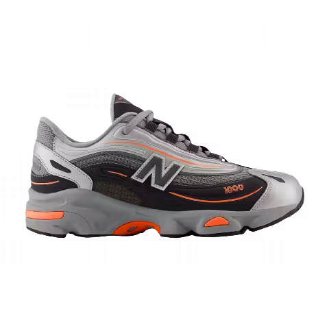 New Balance 1000 Big Kid 'Silver Metallic Tangerine Heat'