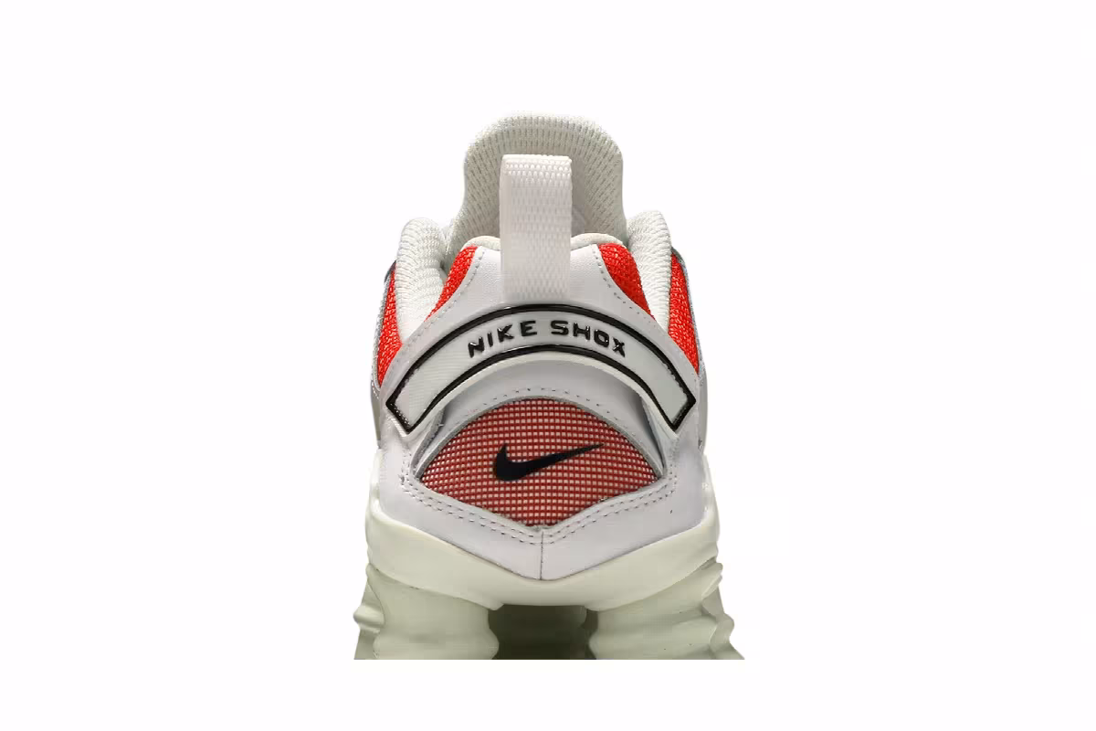 Nike Women's Shox Nova White Team Orange, view 8