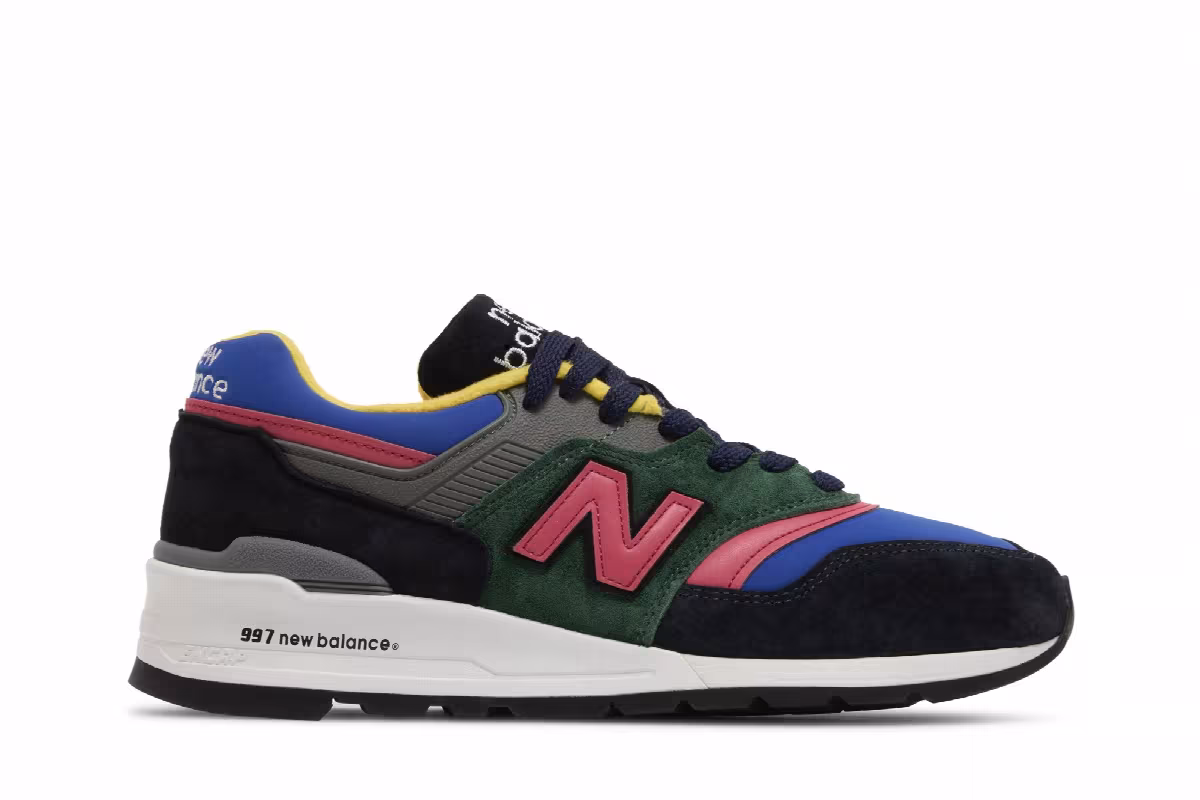New Balance 997 Made in USA Black Multi, view 2