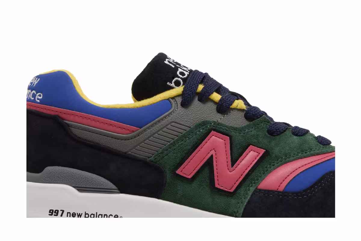 New Balance 997 Made in USA Black Multi, view 3
