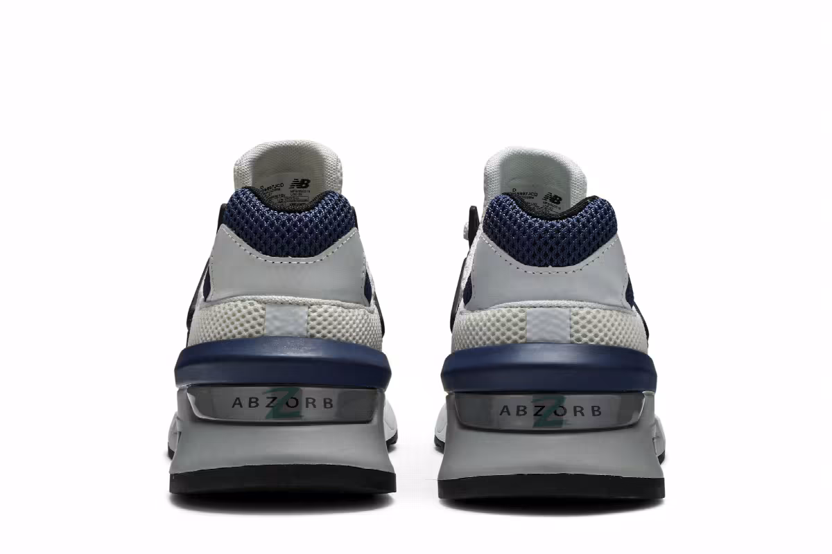 New Balance 997S White Charcoal Blue, view 7