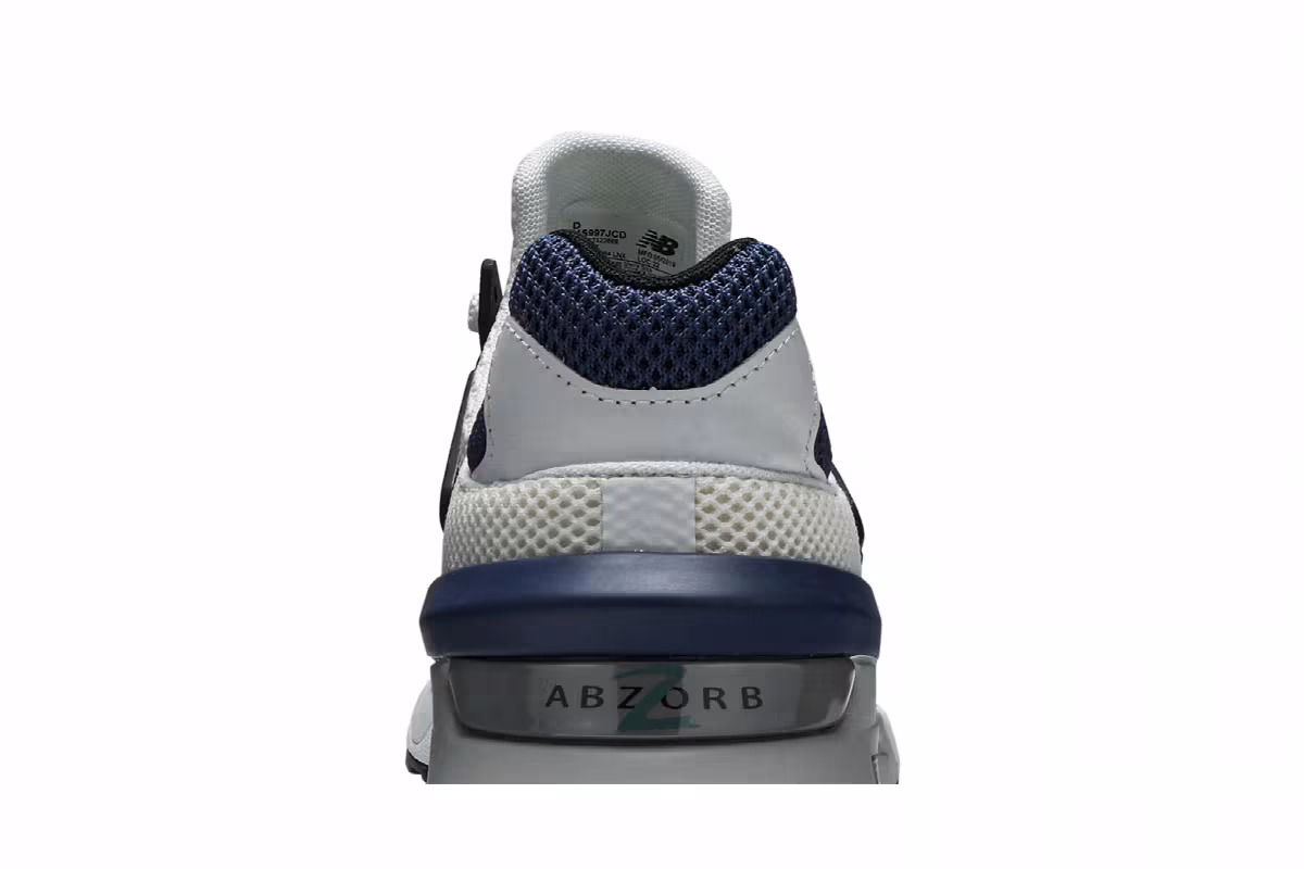 New Balance 997S White Charcoal Blue, view 8