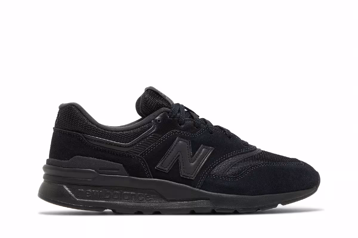New Balance 997 Triple Black, view 2