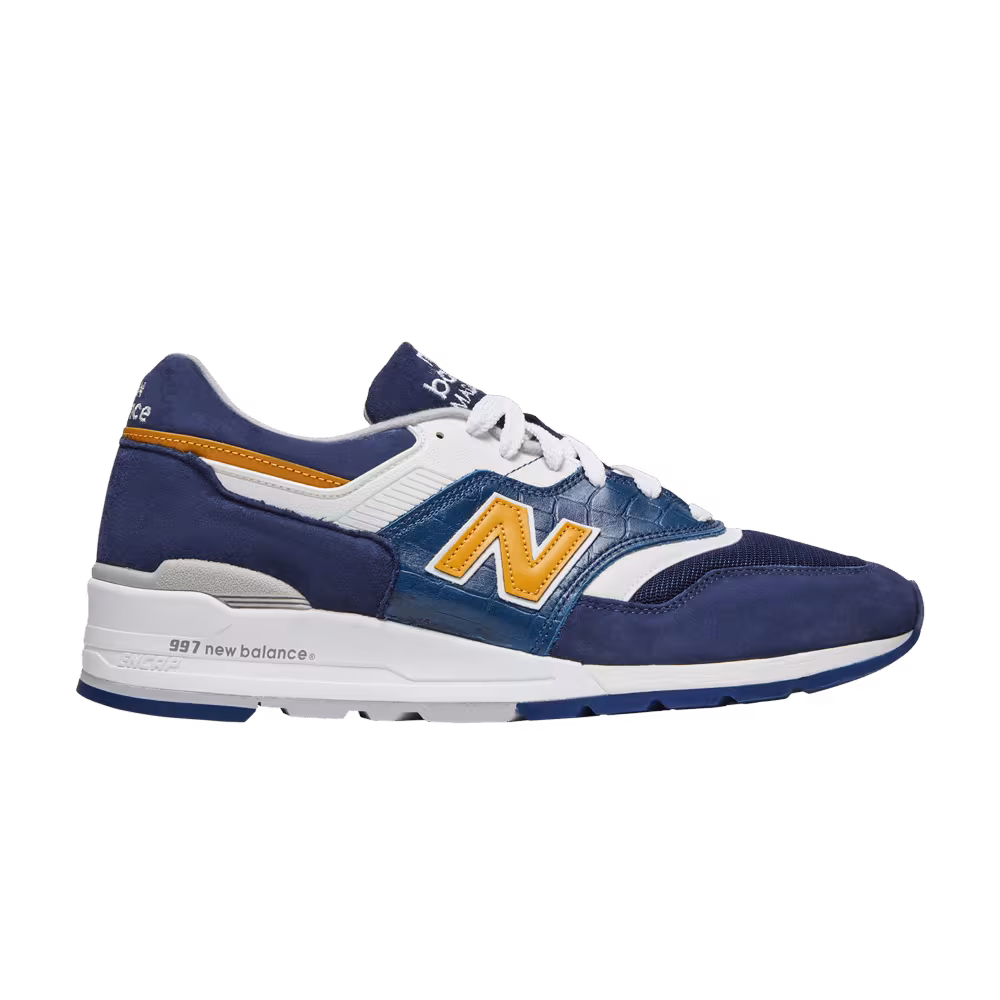 New Balance 997 Made in USA Navy Mustard