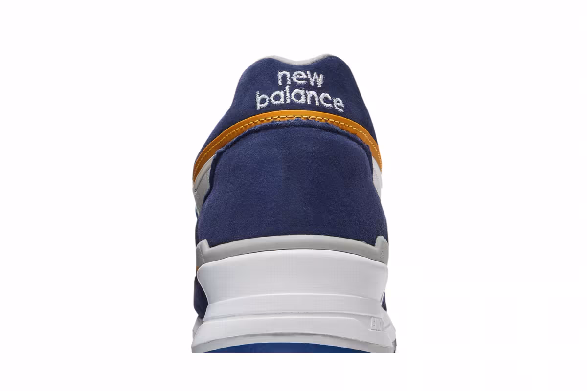New Balance 997 Made in USA Navy Mustard, view 8