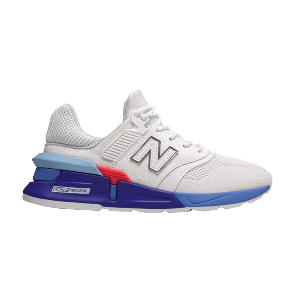 New Balance Women's 997 Sport White Blue