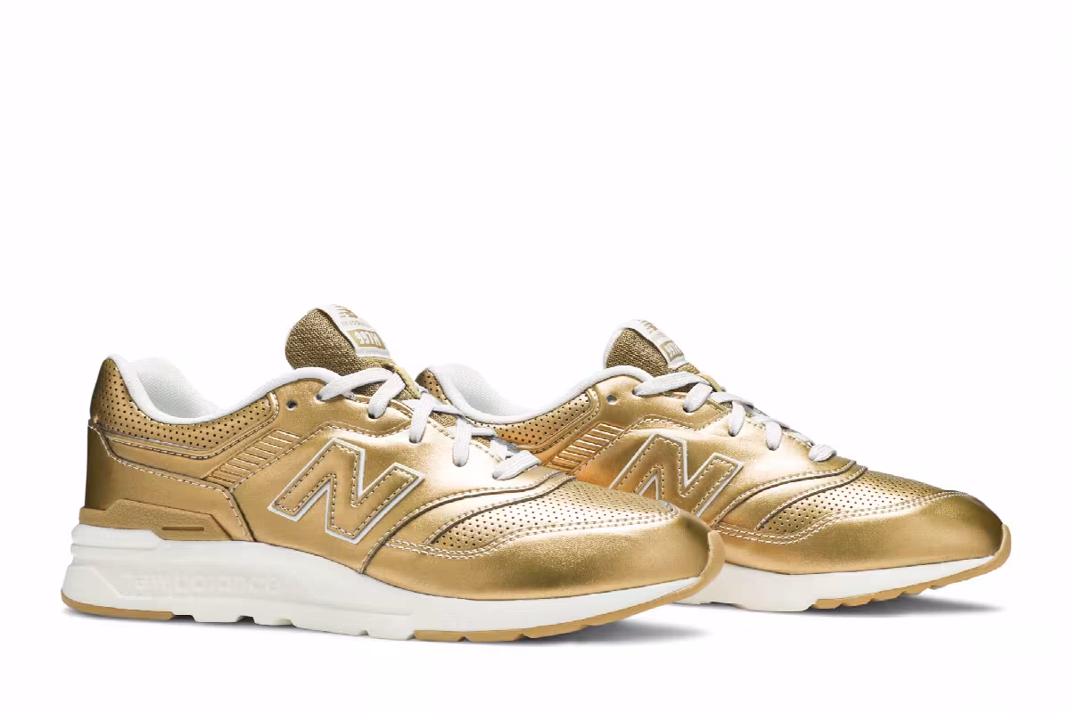 New Balance 997 Kids Classic Gold, view 9