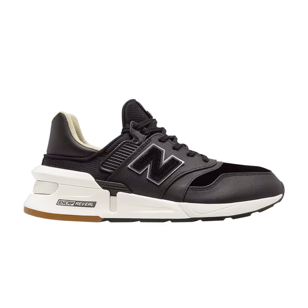 New Balance 997S Black Saffiano Leather