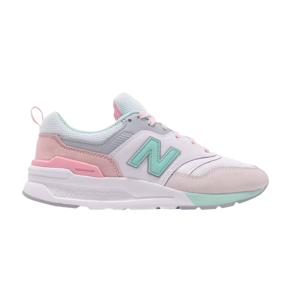 New Balance Women's 997 Green Pink
