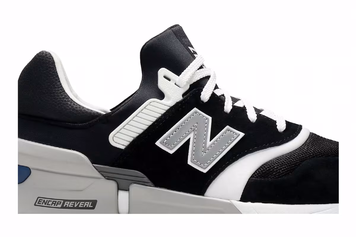 New Balance 997 Black White, view 3