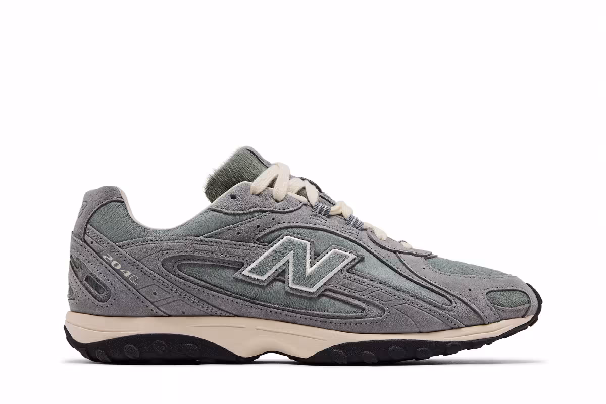 Basketcase x New Balance 204L Grey White, view 2