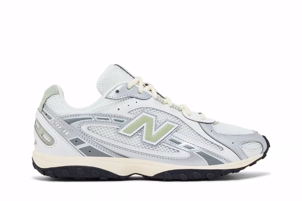 New Balance 204L Silver Metallic Sage Green, view 2