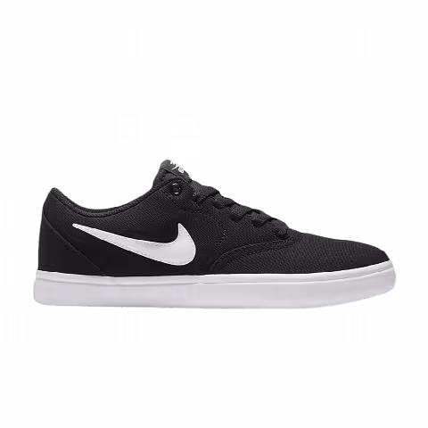Nike Wmns Check Solarsoft Canvas SB 'Black Platinum'