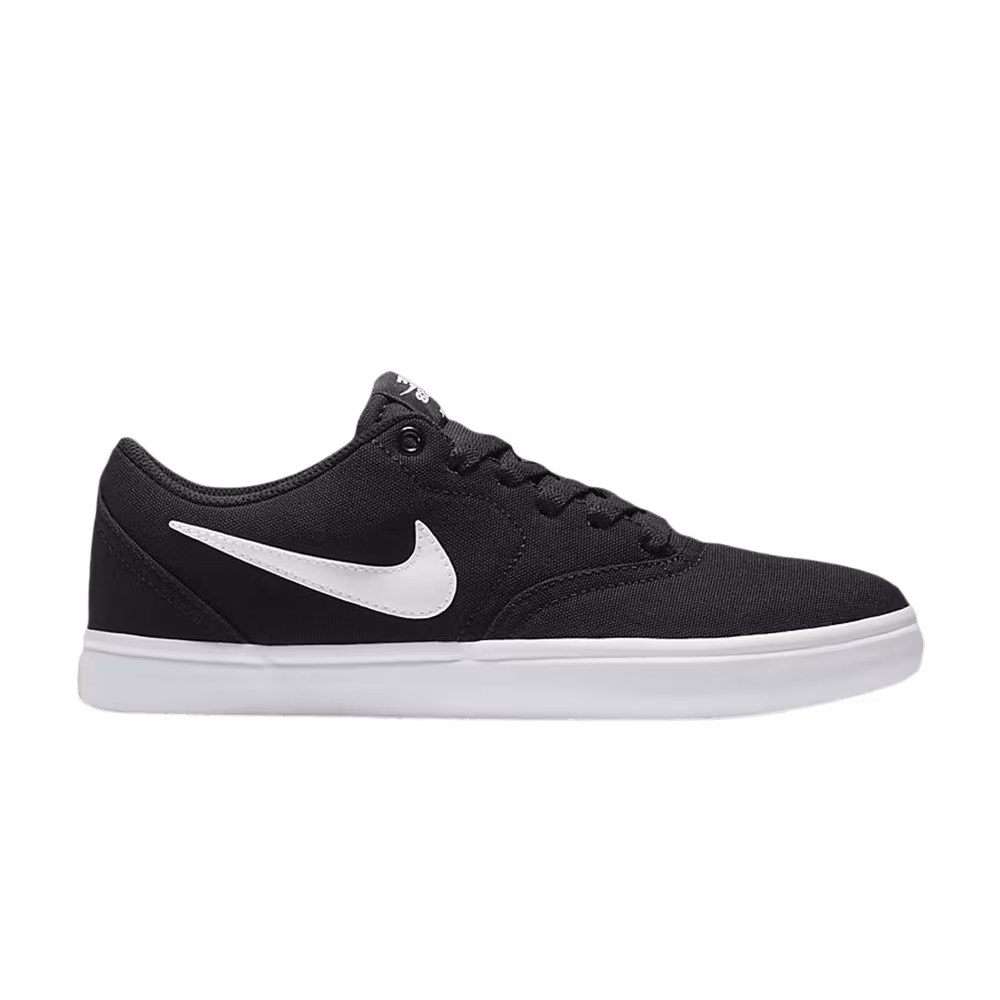 Nike Women's Check Solarsoft Canvas SB Black Platinum