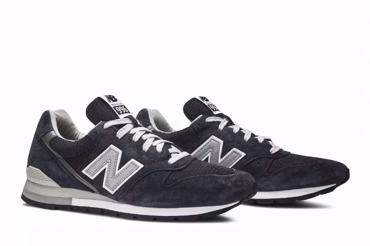 New Balance 996 Navy White, view 9