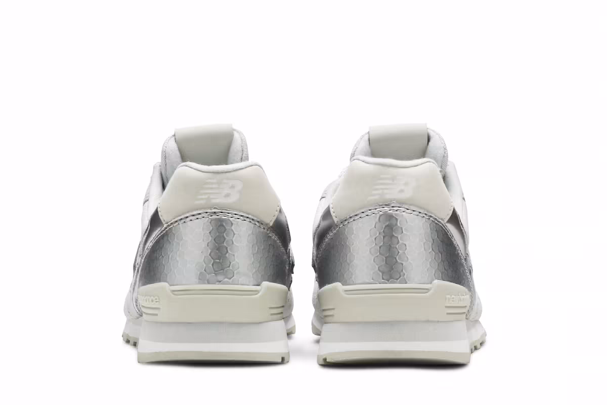 J.Crew x New Balance Women's 996 Grey Silver, view 7
