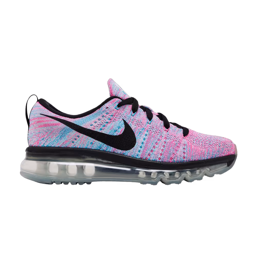 Nike Women's Flyknit Air Max Chlorine Blue Pink Blast